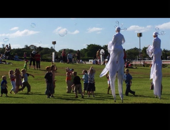 Brisbane Stilt Walkers - MaAmselle Claire - Roving Entertainers - Performers